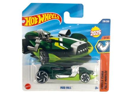 Hot Wheels Mod Mill zelený