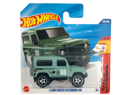 Hot Wheels Land Rover Defender 90 zelený