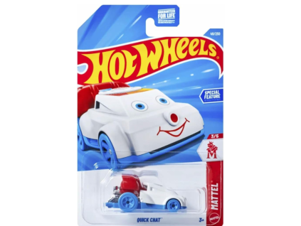 Hot Wheels Quick Chat bílý
