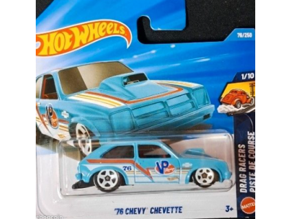 Hot Wheels 76 Chevy Chevette modrý
