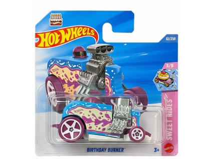 Hot Wheels Birthday Burner modrý
