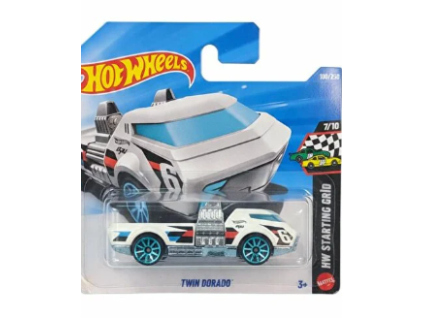 Hot Wheels Twin Dorado bílé