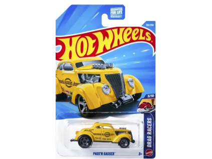 Hot Wheels Pass N Grasser žlutý