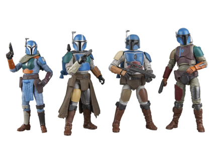 Figurky Star Wars The Mandalorian 4Pack Mandalorian ShriekHawk 10cm