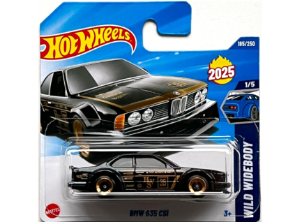 Hot Wheels BMW 635 CSi černé