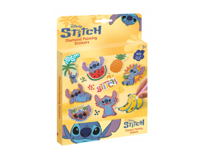 Diamantové samolepky Disney Stitch