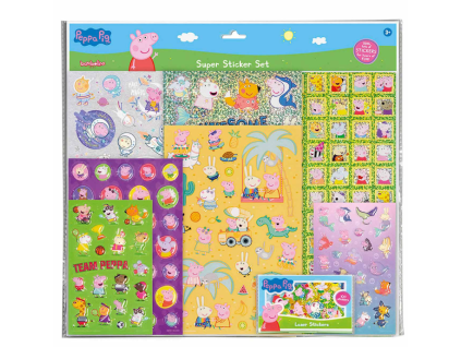 Superset samolepek Prasátko Peppa