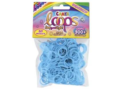 Gumičky Loom světlé modré 300ks