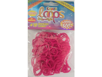 Gumičky Loom vínové 300ks