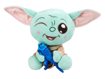 Plyšák Star Wars The Mandalorian Grogu With Lizard 25cm