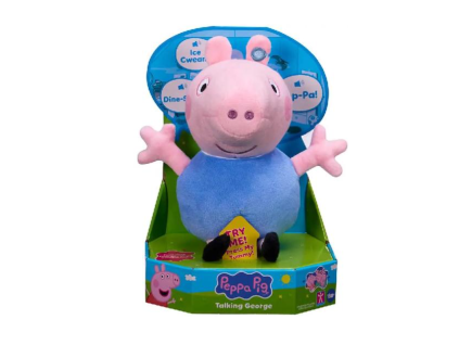 Plyšák Prasátko Peppa Tom mluvící