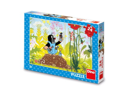 Puzzle Krtek v modrých kalhotkách 24 dílků