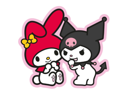 Polštář Hello Kitty My Melody a Kuromi 3D