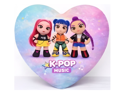 Polštář Kpop srdce 40cm