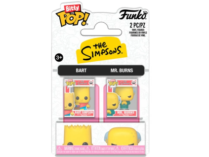 Funko Bity Pop The Simpsons Bart and Mr. Burns