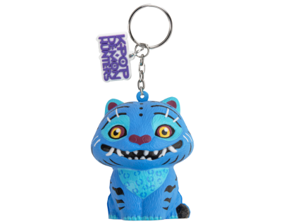 Klíčenka Squishy KPop Demon Hunters Derpy Tiger