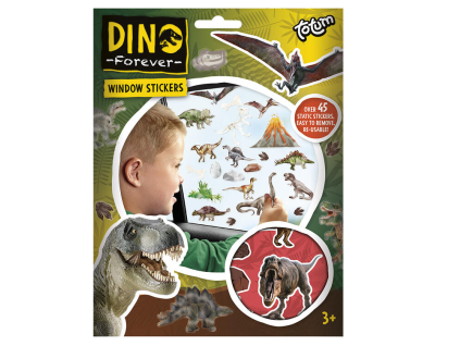 Okenní dekorace Dino