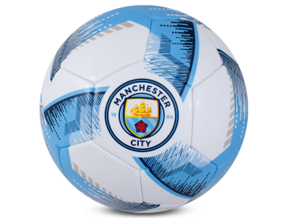 Fotbalový míč Manchester City modrobílý vel.5