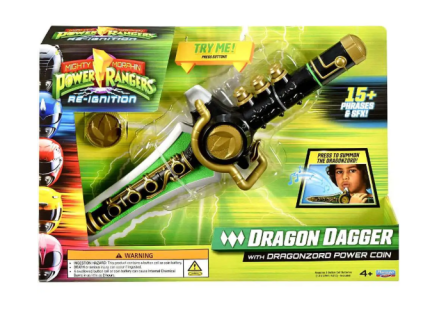 Meč Power Rangers Tommyho Dragon Dagger