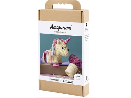 Sada na háčkování Amigurumi Jednorožec