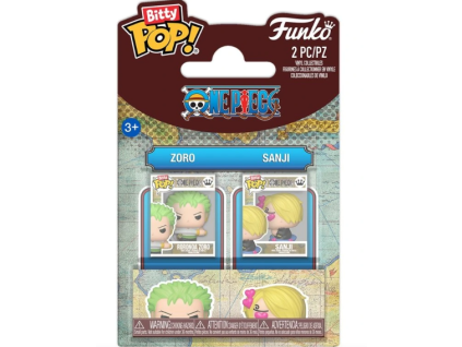 Funko Bitty Pop! One Piece Zoro and Sanji