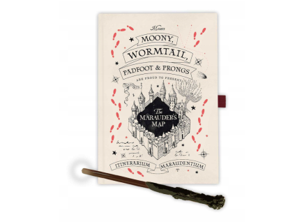 Zápisník Harry Potter Premium A5 s UV propiskou