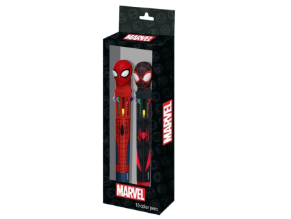 Vícebarevné propisky Spiderman 2ks
