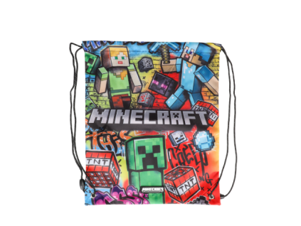 Školní vak Minecraft barevný