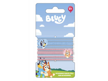 Gumičky do vlasů Bluey 8ksx