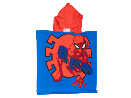 Modré pončo Spiderman Nové