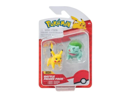 Figurky Pokémon Bulbasaur a Pikachu 6cm