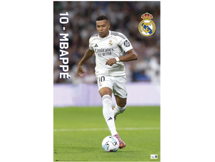 Plakát Real Madrid Mbappé