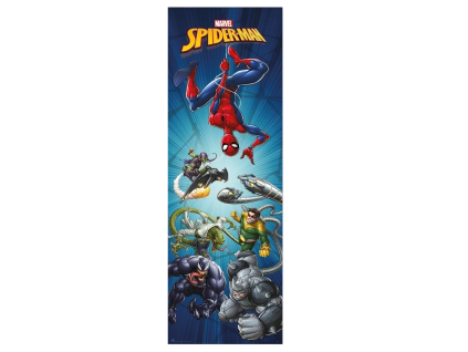 Plakát na dveře Marvel Spiderman