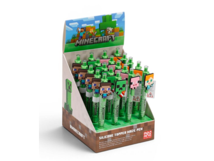 Silikonová propiska Minecraft random