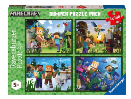 Puzzle Minecraft 4x100dílků