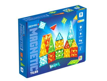 Stavebnice Geomagnetic Tiles 16 dílků