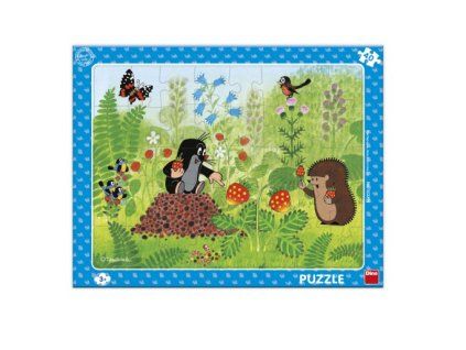 Puzzle Krtek a jahody 40dílků