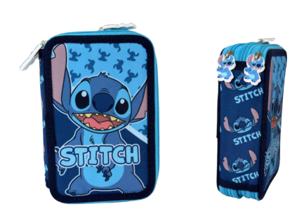 Penál Disney Stitch Abstract třípatrový