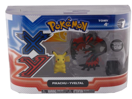 Figurky Pokemon Pikachu a Yveltal X a Y