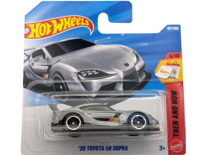 Hot Wheels 20 Toyota GR Supra šedá