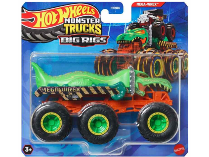 Hot Wheels Monster Trucks Big Rigs Mega Wrex