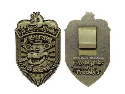 Odznak Five Nights at Freddys Antique Brass