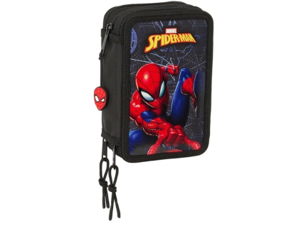 Penál Marvel Spiderman třípatrový s výbavou 37ks