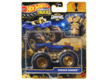 Hot Wheels Monster Trucks Trophy Champions Rodger Dodger