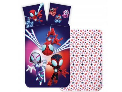 Dětské povlečení Marvel Spidey a kamarádi