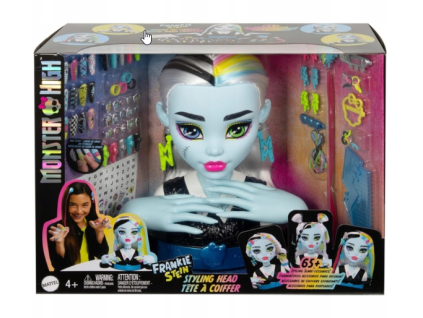 Česací hlava Monster High Frankie