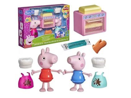 Sada Play Doh Prasátko Peppa dinosauří dortík