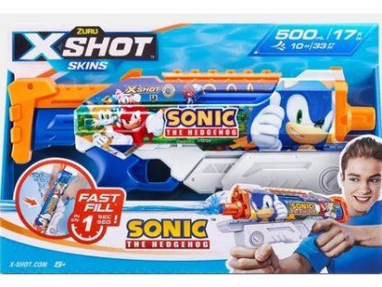 Vodní pistole X Shot Hyperload Fast Fill Skins Sonic