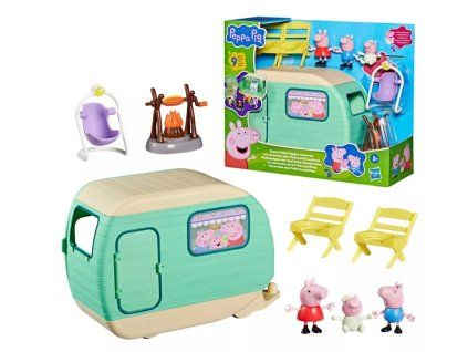 Hrací set Prasátko Peppa a Kempingový přívěs