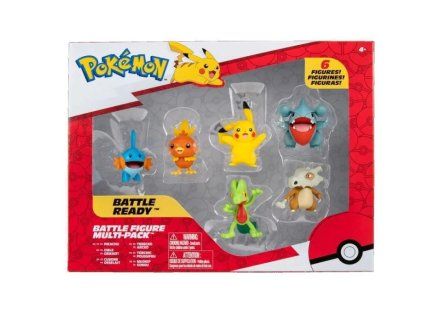 Sada figurek Pokémon W3 Battle 6ks
